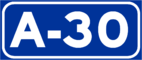 Autovía A-30 shield}}