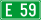 European route E59 shield