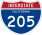 Interstate 205 marker