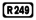 R249 road shield}}