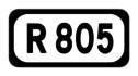 R805 road shield}}