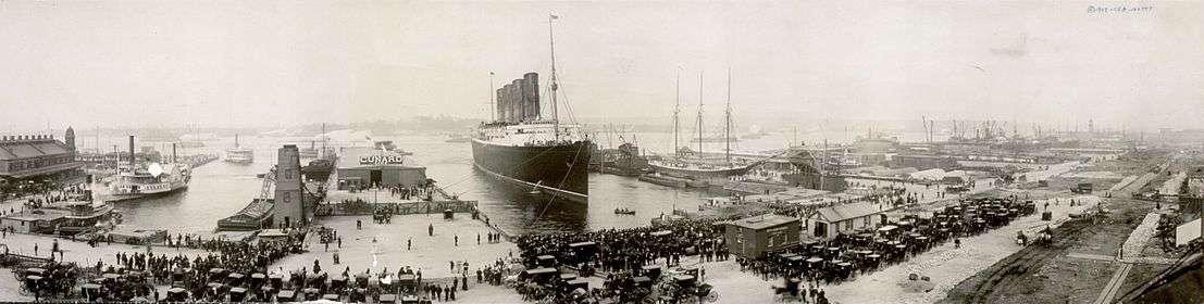 The arriving in New York in 1907.