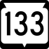State Trunk Highway 133 marker